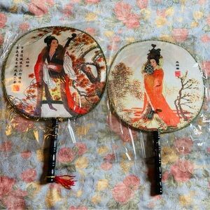 Any two beautiful fans for $15